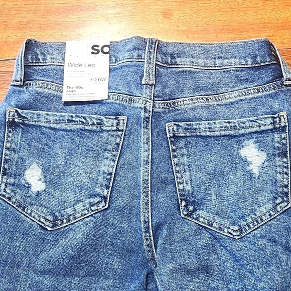 S O Goods for life blue jeans 3/26W JUNIOR - Picture 6 of 11
